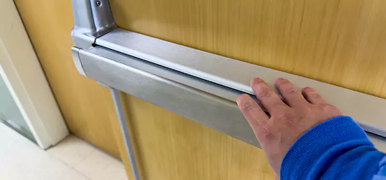 Installing a Push Bar on a Door Fairborn